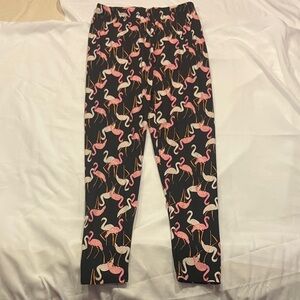 Eve Flamingo Patterned Leggings